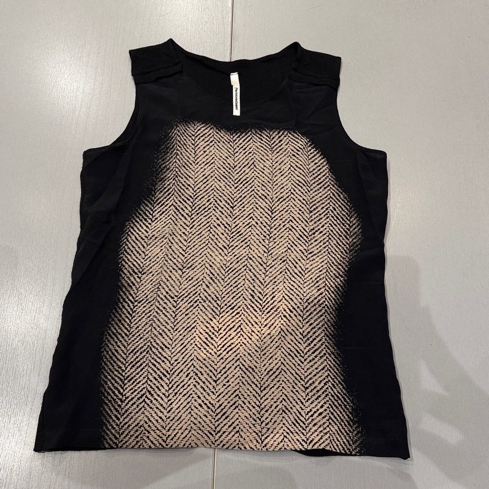 PierAntonioGaspari Black and Cream Women's Top